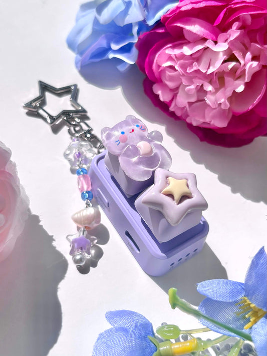 Mini Keyboard Page Turner | Purple Star Cat 💟