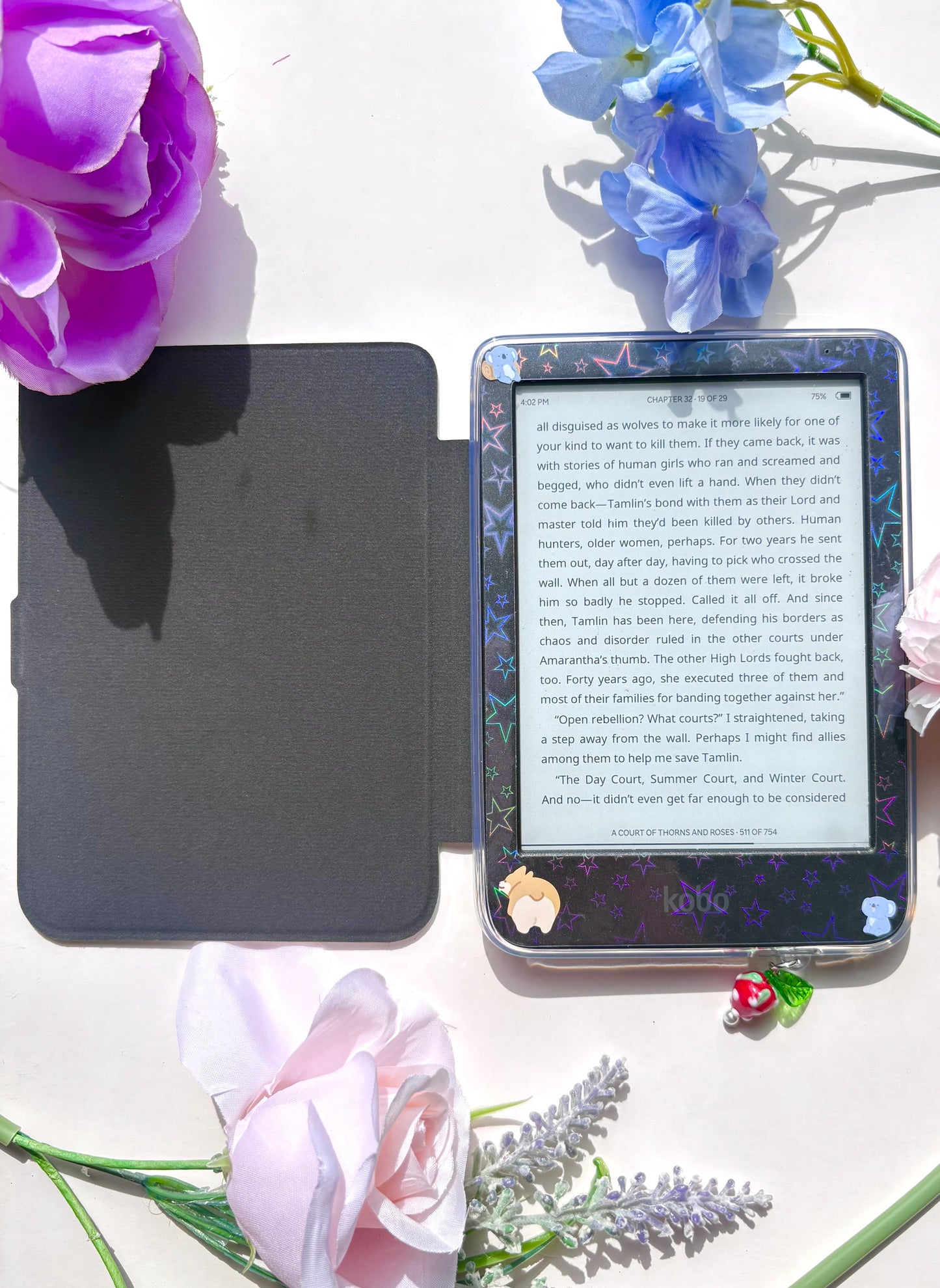 Green Magnetic Kobo Clara Case 🍵