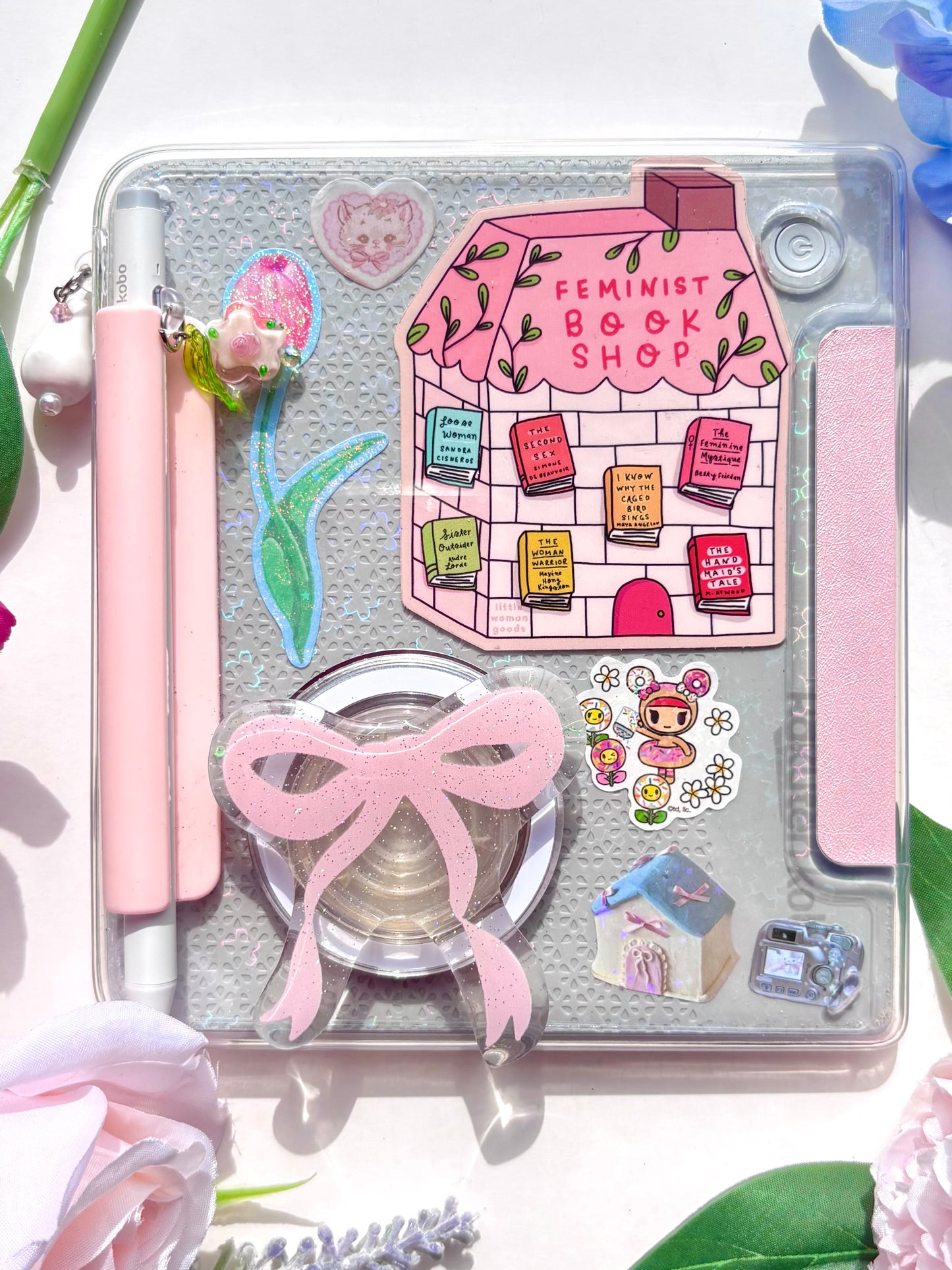 Pink Magnetic Kobo Libra Case 🌸