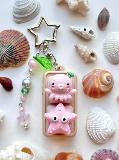 Mini Keyboard Page Turner | Pink Octo and Starfish 🐙 ⭐️