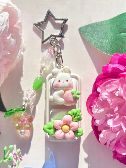 Mini Keyboard Page Turner | White Sakura Bunny 🐇