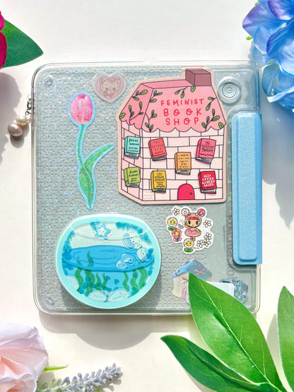 Blue Magnetic Kobo Libra Case 🐬