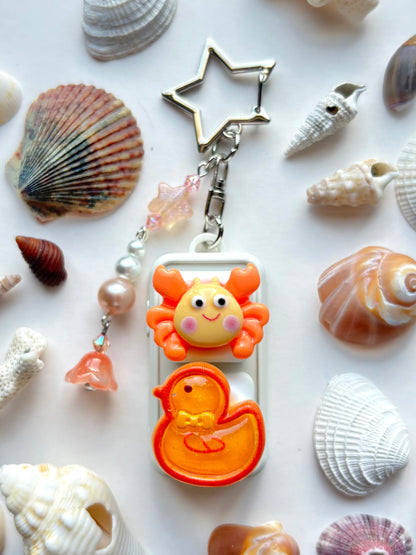 Mini Keyboard Page Turner | Orange Crab and Duckie 🦀 🐥