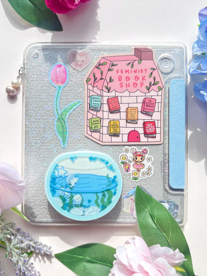 Blue Magnetic Kobo Libra Case 🐬