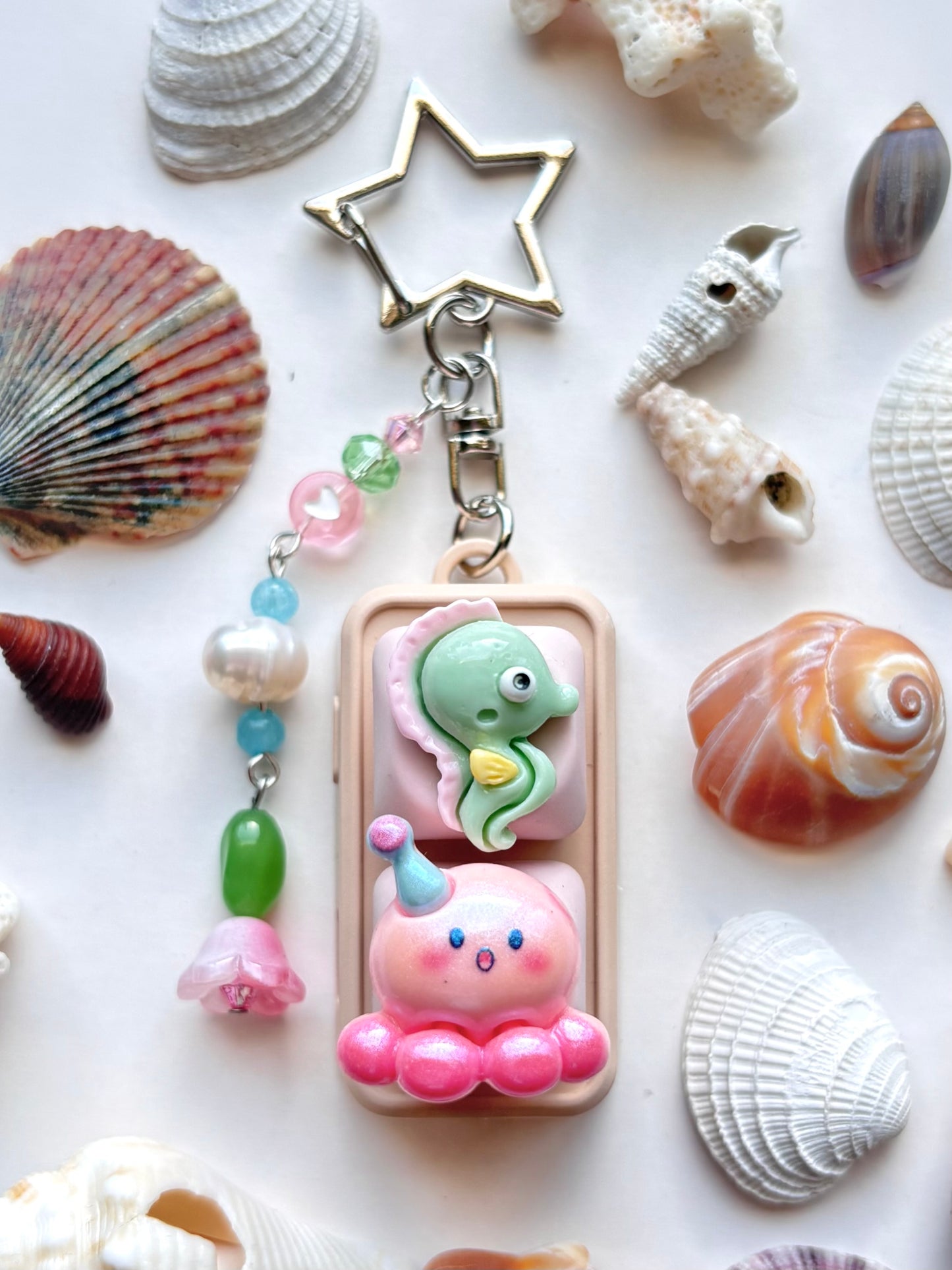 Mini Keyboard Page Turner | Pink and Seahorse and Party Octo 🐙 🎉
