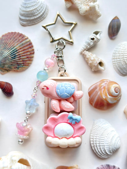 Mini Keyboard Page Turner | Pink and Blue Sweet Turtle 🐢 💗