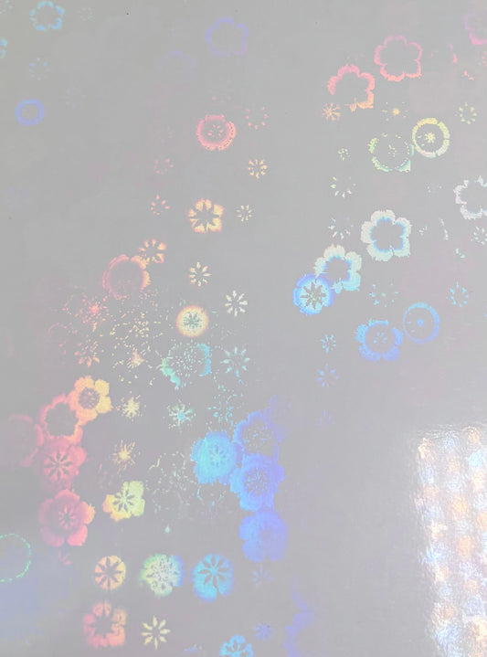 Holographic E-Reader Skin | Flowers