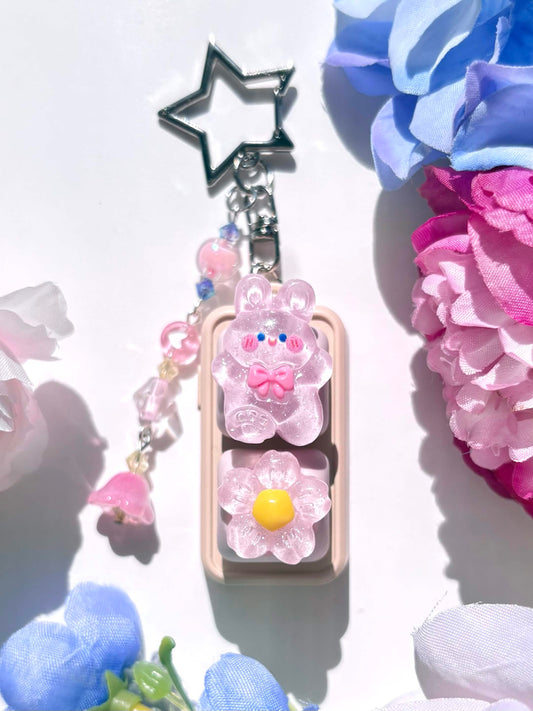 Mini Keyboard Page Turner | Cherry Blossom Bunny 🌸🐇