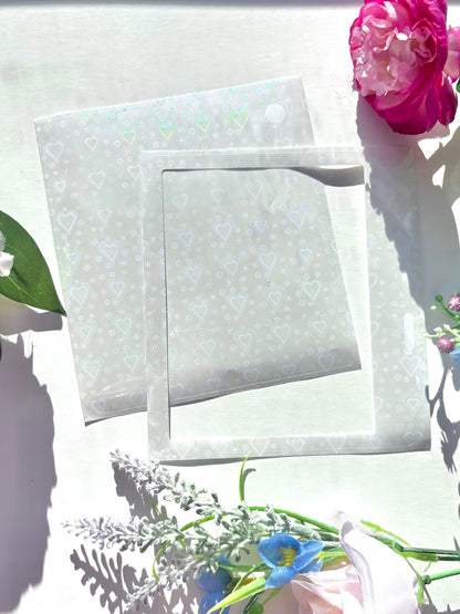 Holographic E-Reader Skin | Hearts