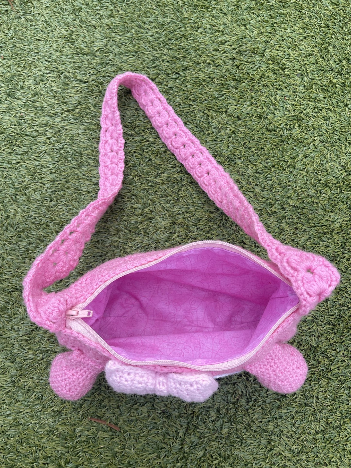 ૮꒰ ˶• ༝ •˶꒱ა ♡ My Melody Bag Pattern ♡ ໒꒰ྀི´ ˘ ` ꒱ྀིა