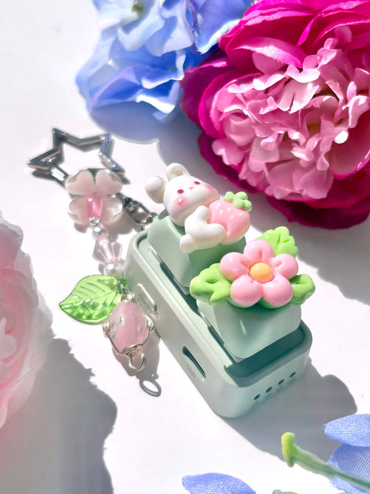 Mini Keyboard Page Turner | Sakura Bunny 💮🐇