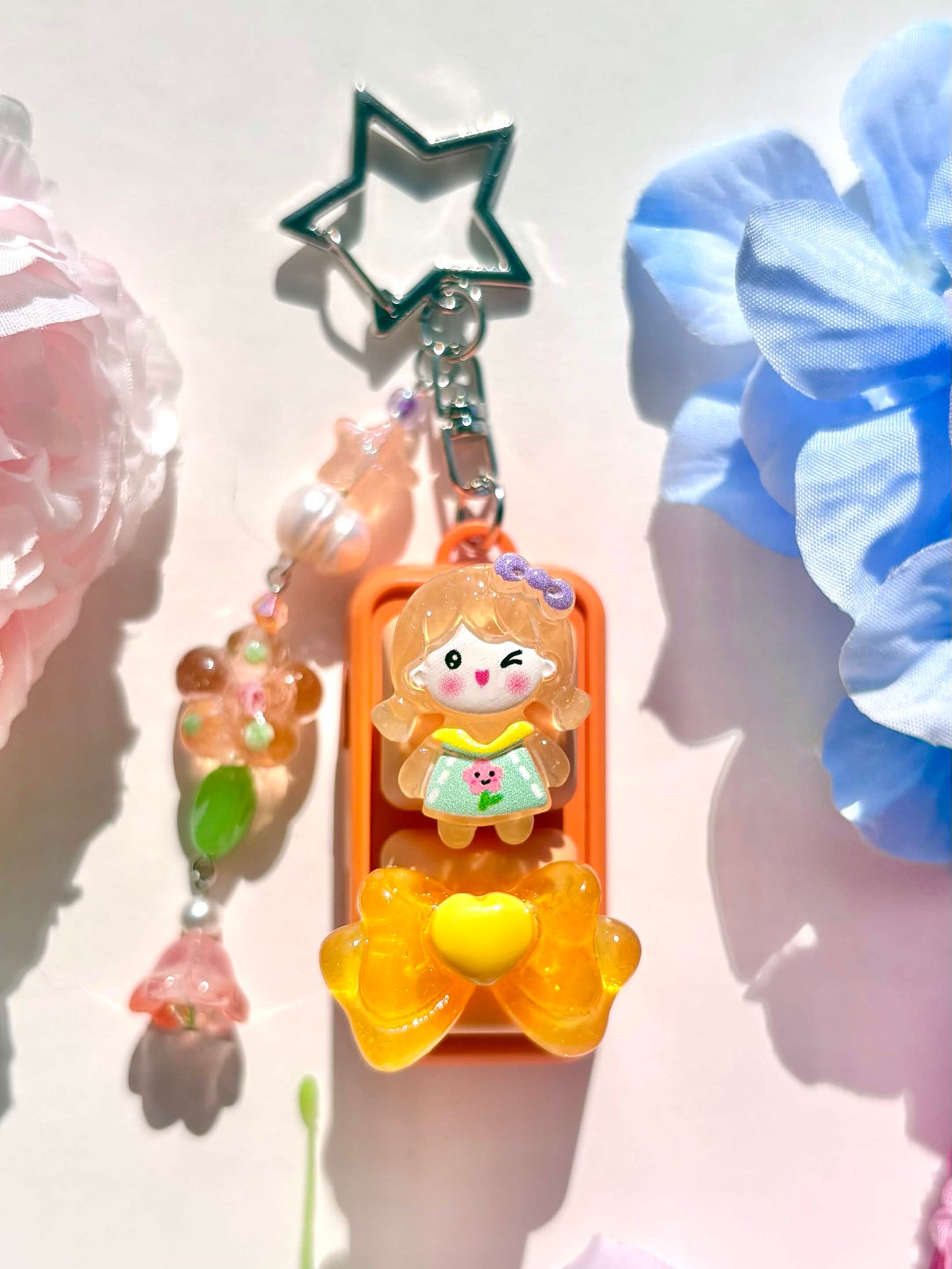 Mini Keyboard Page Turner | Orange Girl Bow 🧡