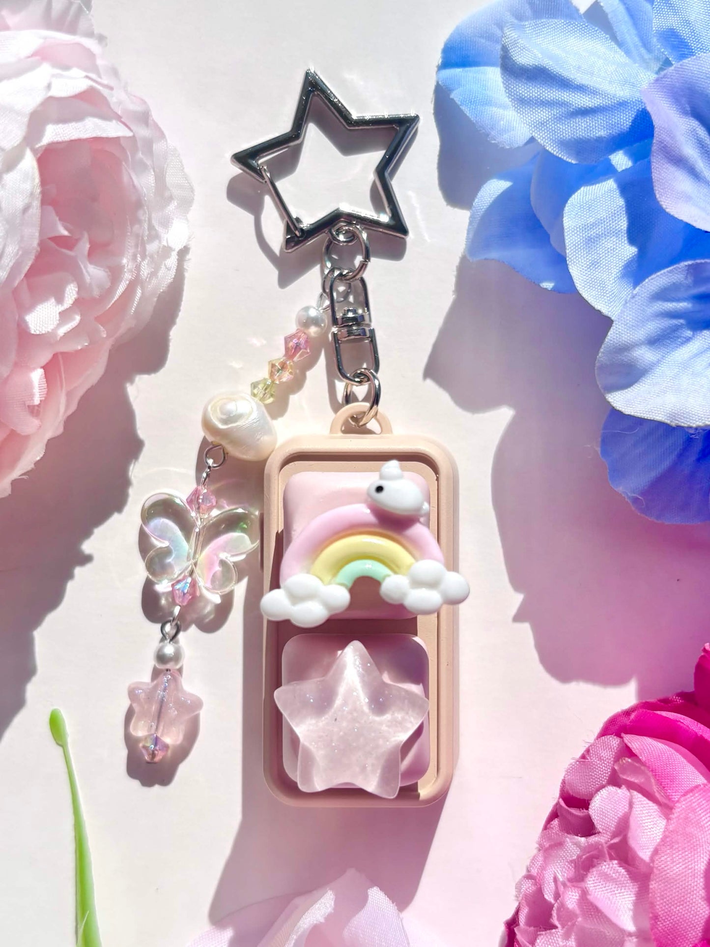 Mini Keyboard Page Turner | Pastel Rainbow Bunny 🌈🐰