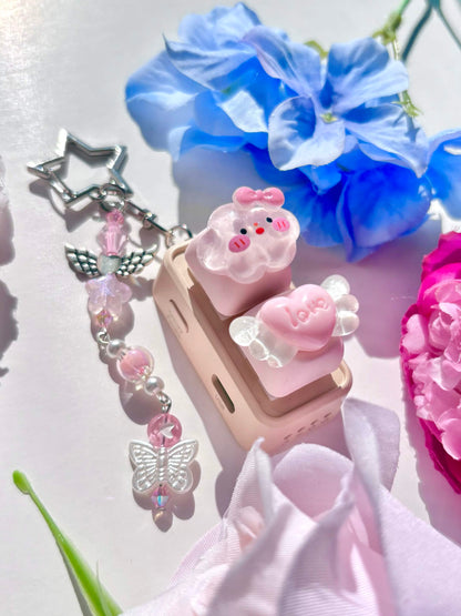 Mini Keyboard Page Turner | Pink Cloud ☁️