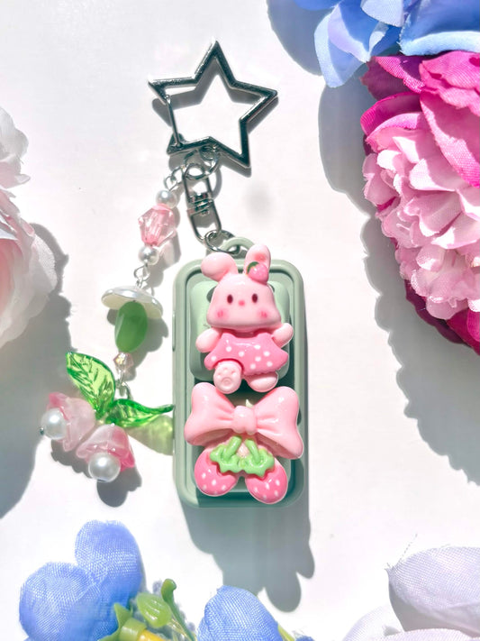 Mini Keyboard Page Turner | Berry Bunny Bow 🍓🐇
