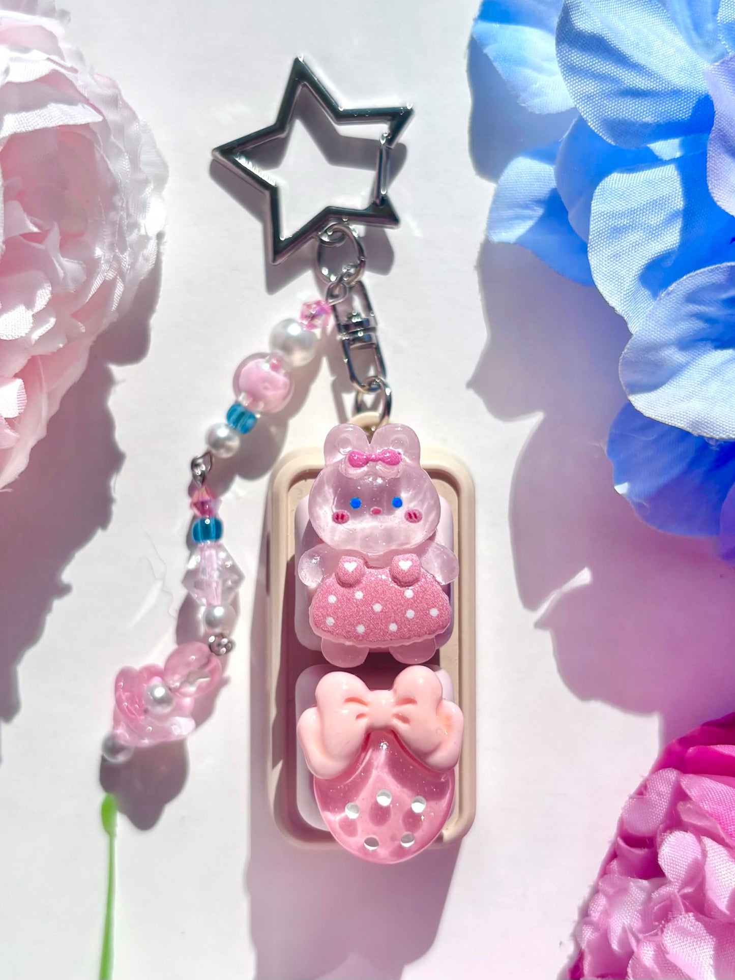 Mini Keyboard Page Turner | Pink Polka Dot Bunny 🐇💗