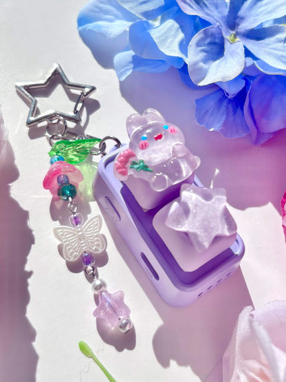 Mini Keyboard Page Turner | Purple Star Bunny 💜