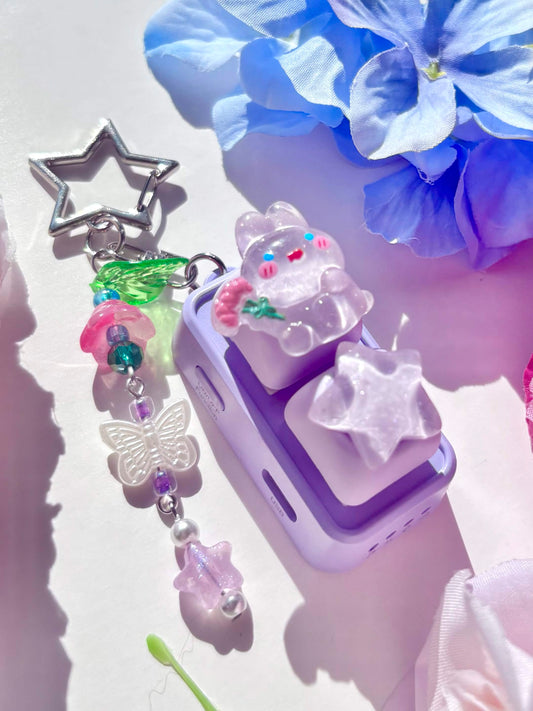 Mini Keyboard Page Turner | Purple Star Bunny 💜