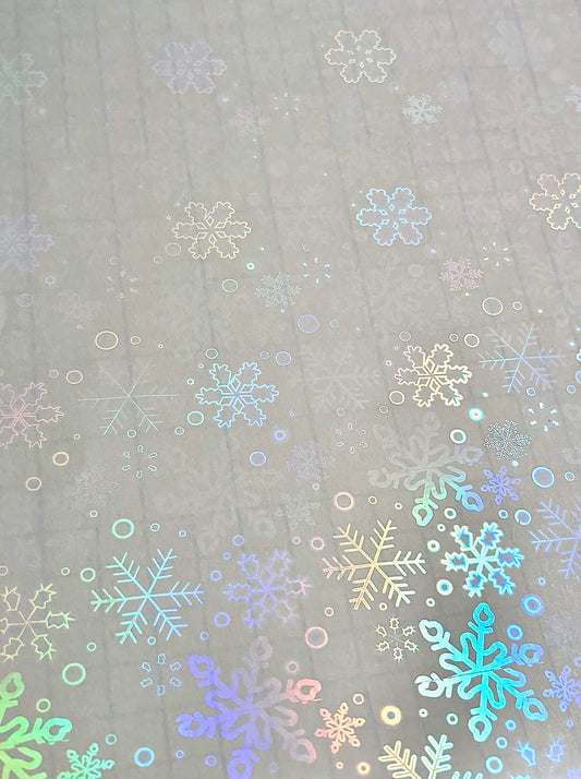 Holographic E-Reader Skin | Snowflakes