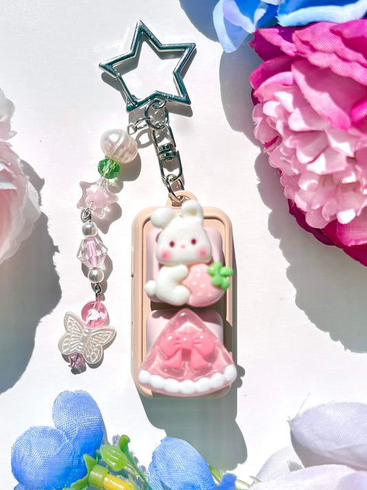 Mini Keyboard Page Turner | Strawberry Shortcake Bunny 🍰🐇